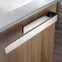 37cm Self-Adhesive Stainless Steel Towel Rack, No Drilling Required, Bathroom Towel Holder.