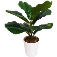 38cm Potted Artificial Fiddle Fig Plant