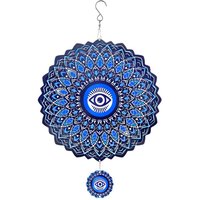 Tlily - 3D Rotating Windchimes Luxury Art Garden Hanging Outdoor Decoration