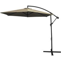 Beige Cantilever Parasol