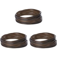 3X Wicker Repair Kit, Plastic Rattan for Patio Chairs Replacement Flat Wicker Furniture