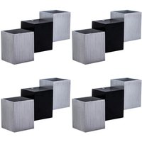 4-pack Modern LED Wall Light Indoor Wall Lamp Outdoor Up Down Wall Sconce Cool White Light