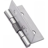 4 pieces self-closing spring hinges, 304 stainless steel spring door hinges, self closing hinges for invisible doors