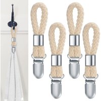 4 Pieces Towel Clips, Tea Towel Holders, Bathroom Towel Rack Hooks, Cupboard Hanging Towel Clips