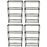 4-Tier Greenhouse Staging Shelving (Pack of 4)