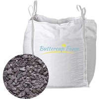 40mm Plum Slate Chippings - Premium Aggregate Bulk Bag - 850 kilos