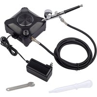 40PSI Adjustable Output Airbrush Kit Dual ActionAir Brush Compressor for Painting Makeup Decoration Art Craft