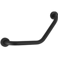 44cm Bathroom Shower Grab Bar with Curved Safety Handle in 304 Stainless Steel, Black