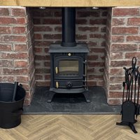 4.5KW Multifuel Wood Stove Log Burner Cast Iron JA013S