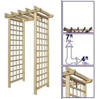 Premier Garden Supplies - Premier Archway 7ft x 4ft Standard Square Trellis Sides