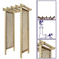 Premier Archway 8ft x 4ft Standard Diamond Trellis Sides