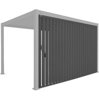 Vertical adjustable louver panel 4m for Triomphe pergola 4x3m anthracite