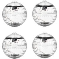 Tlily - 4PCS Solar Floating Pool Light, Waterproof led Color Changing Pond Lights Water
