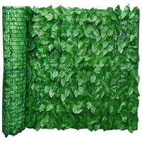 0.5 m x 3 m Artificial Ivy Leaf Fence, Garden Privacy Screen, Artificial Leaf Hedge, Balcony Privacy Screen, Yard, Patio, Garden, YMYNY