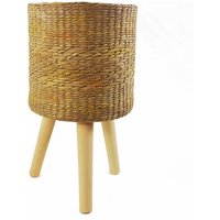 54cm x 30cm Rattan Effect Composite Large Planter