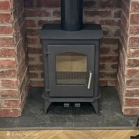 5KW Multi-Fuel Wood Stove Log Burner Cast Iron Model DL007