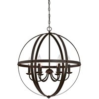 Westinghouse - 6-Light Chandelier Stella Mira Bronze