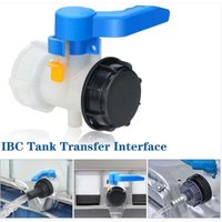 Kcvv - 60mm ibc Adapter 60mm 1000L Tank Valve Plastic, 1000 Liter Tank Connector for Water Tank Rain,Container