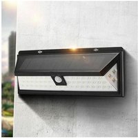 66 led Black Solar Power Motion Sensor Outdoor Wall Light
