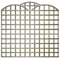 Premier Garden Supplies - 6ft x 5ft Triple Dome Standard Trellis Panel