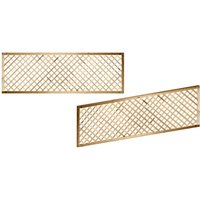 Premier Garden Supplies - 6ft x 2ft Standard Elite Diamond Trellis