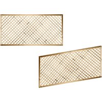 Premier Garden Supplies - 6ft x 3ft Standard Elite Diamond Trellis