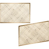 Premier Garden Supplies - 6ft x 4ft Standard Elite Diamond Trellis