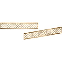 Premier Garden Supplies - 6ft x 1ft Standard Elite Diamond Trellis