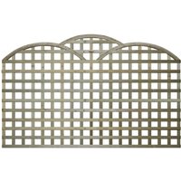 Premier Garden Supplies - 6ft x 3ft Triple Dome Privacy Trellis Panel