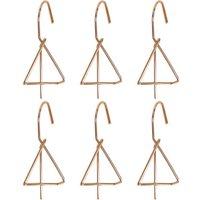 Tlily - 6PCS Terracotta Pots Hangers Flower Pot Hanger Hook Rose Gold