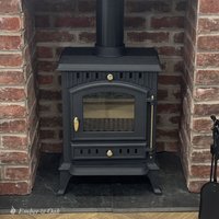 7KW Multi-Fuel Wood Stove Log Burner Cast Iron CA003