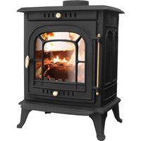 NRG - 7KW Woodburning Multifuel Stove Cast Iron Log Burner Defra Approved Eco Design