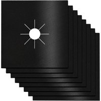 Memkey - 8 Pack Reusable Stove Burner Covers, Gas Stove Screen Protector, Gas Stove Protector Pads, Non-Stick, Easy to Clean, for Families, Schools,