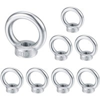 Beijiyi - M10 Eye Nut, Lifting Eye Bolt, 304 Stainless Steel Eye Nut, Eyebolt Nuts – 8pcs