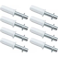 8-piece folding door kit, hardware for folding closet doors, upper pivot, spring-loaded