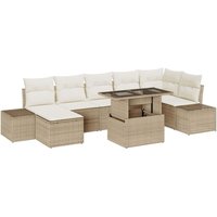 Vidaxl - Garden Sofa Set with Cushion 8 pcs Beige and cream