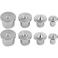Hoopzi - 8pcs Center Pins 6mm 8mm 10mm 12mm for Dowel Guide Stud Carpentry Joinery (Solid)