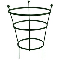 62cm Tall Peony Cage Plant Support - Raw Steel - Single