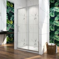 1200x1900mm Bathroom Sliding Shower Door Enclosure Cubicle 8mm nano Glass - Acezanble