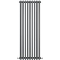 Acezanble - Vertical Traditional Cast Iron Style Radiator 1500x560mm 2 Column Anthracite