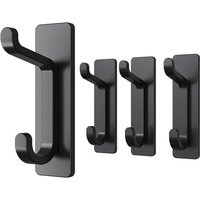 Adhesive Wall Hook, Bathroom Towel Holder, Kitchen Dishcloth Hook, Adhesive Coat Hook, No Drilling Required Wall Mount, Waterproof, Rustproof