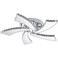 Adjustable LED Crystal Ceiling Light with Remote Control