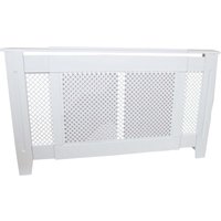 Adjustable Radiator Cover mdf White 1400mm - 1920mm