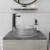 Affine - Crystal Glass Countertop Basin - 353 x 353mm