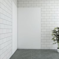 Aica Sanitaire - Aica 900x900x2100mm Large Bathroom Aluminum Shower Wall Panel Cladding 2Pcs
