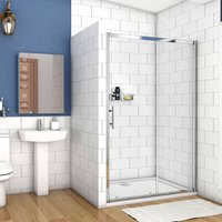 1700x1900mm,Walk In Sliding Shower Enclosure Door,without tray