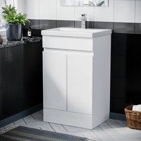 Nes Home - Alaska 500mm Basin Vanity Unit White