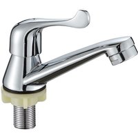 CCYKXA 96 Single Cold Basin Faucet with Heavy Duty Desktop Quick Release Faucet