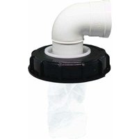 Shining House - AlwaysH ibc Lid Filter, Nylon Washable ibc Tank Cap with Lid, ibc Tank Accessory with Mesh Filter for 165mm Rainwater Tank (165mm 90°)