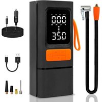 Alwaysh - Portable Air Compressor, 150PSI Cordless Car Tire Inflator, 6000mAh Rechargeable Air Pump for Bicycle, Car, Motorcycle, Ball